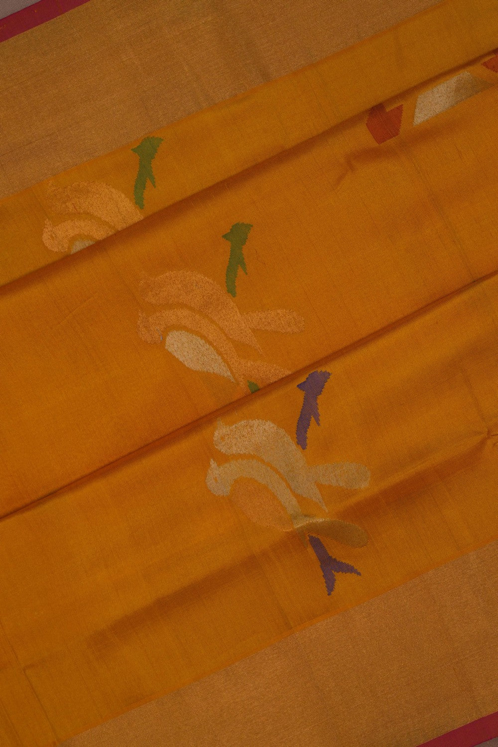 Image of Uppada Silk Yellow Saree